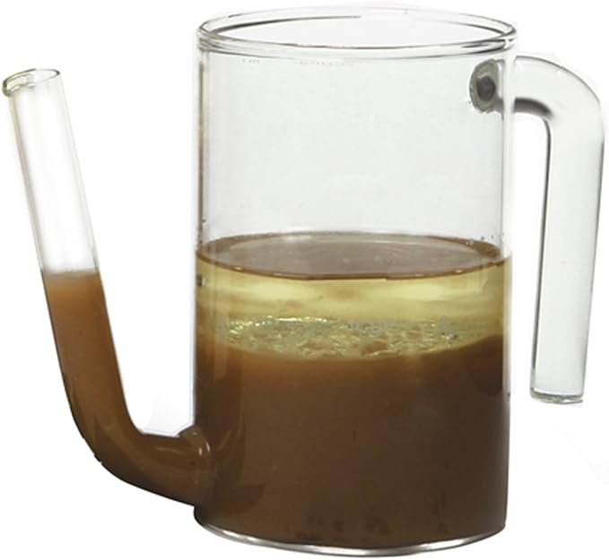Norpro 2-Cup Glass Gravy Sauce Stock Soup Fat Grease Separator - Dishwasher Safe, 6.5 x 3 x 5 inches