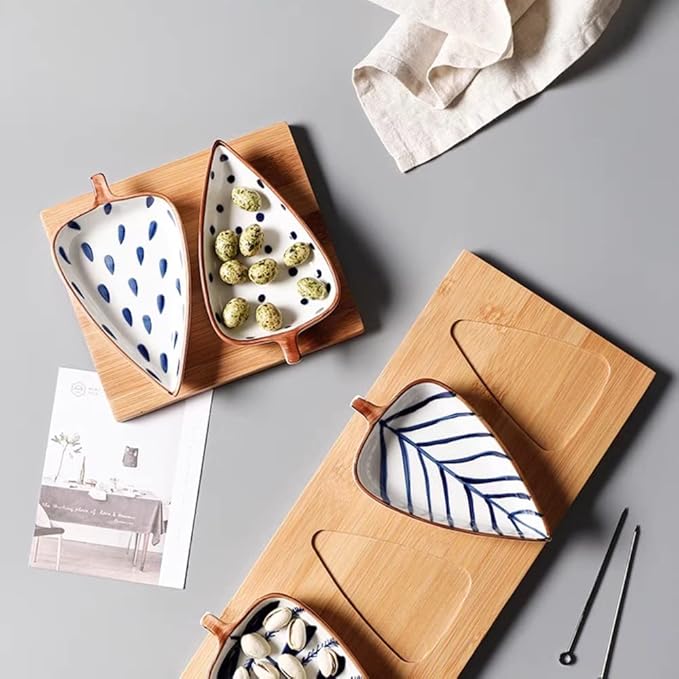Dipping Sauce Bowls Appetizer Bowls Creative Raindrop Pattern Snack Plate Modern Fruit Plate Snack Fruit Dried Fruit Dessert Dessert Cookie Plate Appetizer Plate Ceramic Dip Bowls Dipping Sauce Bowls