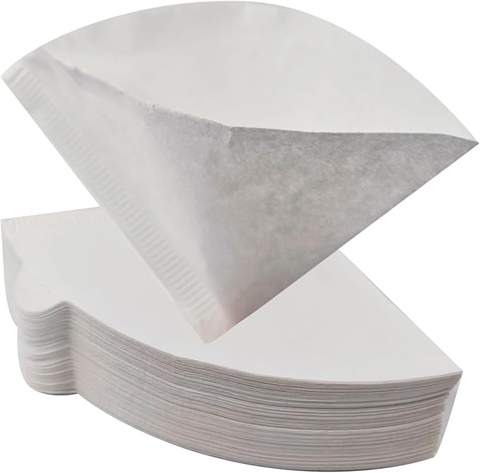 pson 100Pcs Coffee Filters #1, Disposable Coffee Filter Paper for 1-2 Cups, Compatible with Drip Coffee Maker and Pour Over(White)