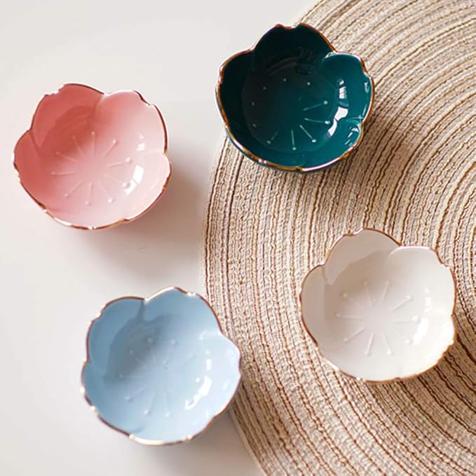2pcs Ceramic Dip Bowls Sauce Dishes Seasoning Serving Bowl Sushi Soy Plate for Snack Sushi Fruit Appetizer Dessert-White