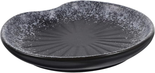 Japanese Ceramic Serving Plate Unique Snack Tray for Appetizers and Desserts Smooth Design for Dining Table and Afternoon Tea