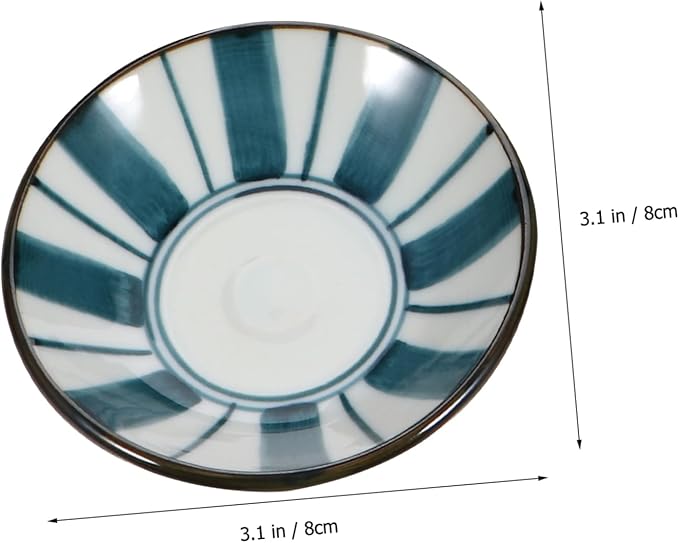 PRETYZOOM 3pcs Ceramic Sauce Dishes for Seasoning and Appetizers Japanese Style Plates Versatile Tableware for Salads and Dips Smooth Easy to Clean