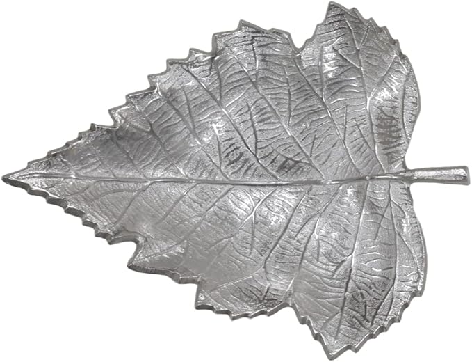 BBH Home's Handmade Silver Novelty Shaped Aluminium Tray 5.23 x 3.93 x 1.14 AMBBVK061AB2020