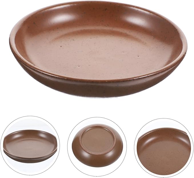 Ceramic Plates Round Appetizer Serving Tray Footed Cake Stand Glazed Fruit Plate for Parties and Banquets