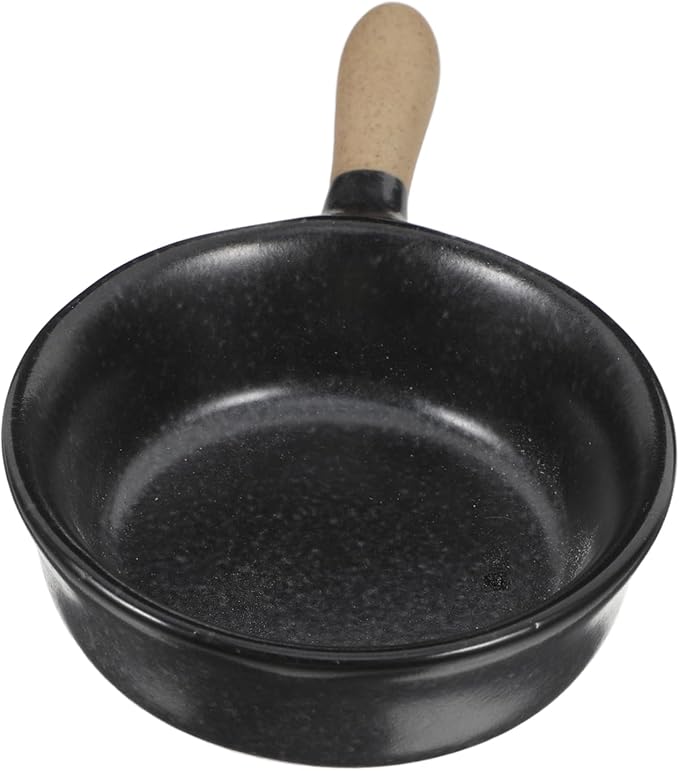 VOSAREA Porcelain Dipping Dish with Ergonomic Handle Ceramic Sauce Bowl for Sushi Condiments Appetizer Plate Black Seasoning Cup for Dining and Parties