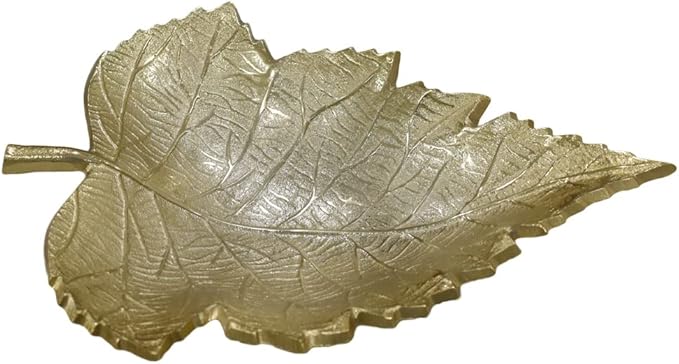 BBH Home's Handmade Gold Novelty Shaped Aluminium Tray 5.23 x 3.93 x 1.14 AMBBVK061AB2020