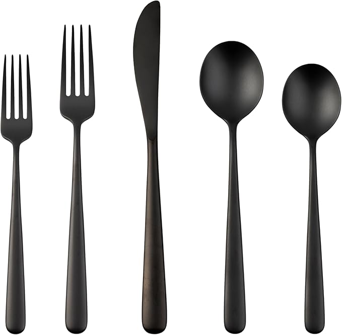 Cambridge Silversmiths Lorenn Copper Satin 20-Piece Flatware Set, Service for 4