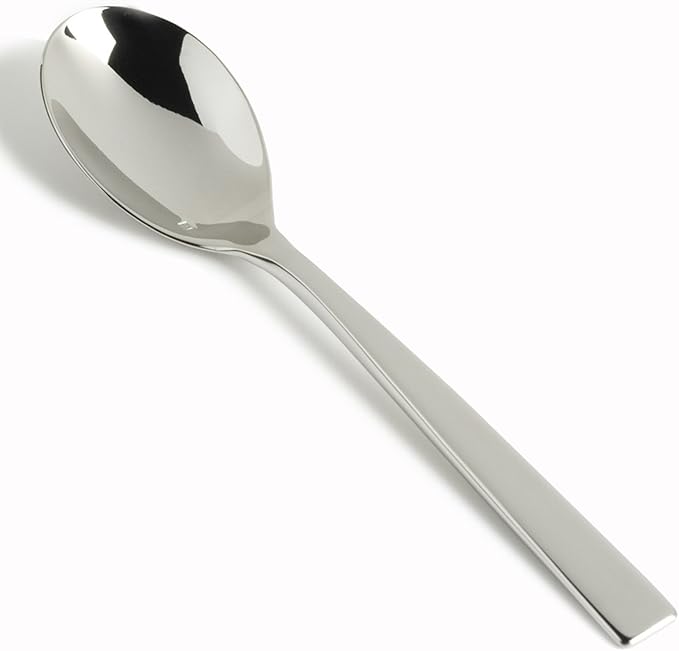 Fortessa Spada 18/10 Stainless Steel Flatware Serving Spoon, 9.25-Inch