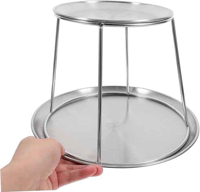 Stainless Steel Seafood Plate Display Stand Party Catering Food Serving Trays for Party