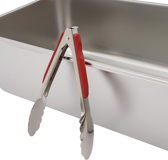 9 Pans Ice Food Serving Display Container w/Clear Roll Top Cover, Stainless Steel Serving Tray Catering Supplies Buffet Display Condiment Dispenser Plate Case for Restaurant Hotel Kitchen