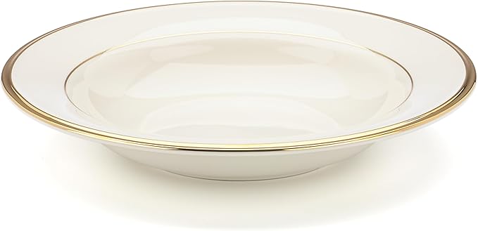 Lenox 6073977 Eternal Rimmed Bowl 1-Piece, Porcelain