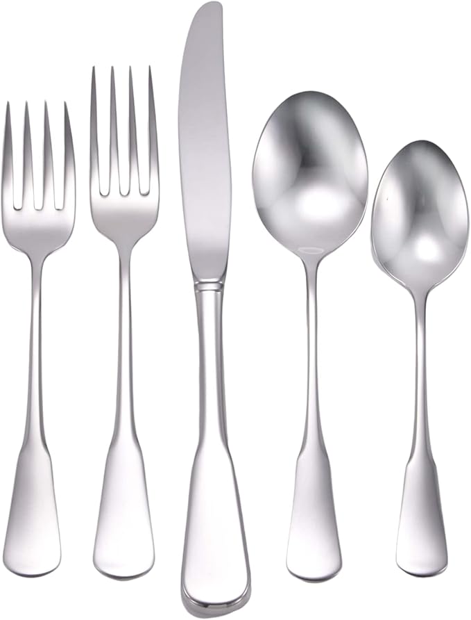 Liberty Tabletop Chesapeake 65 Piece Flatware Set Service for 12 Made in USA