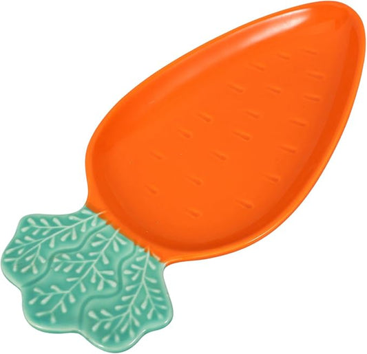 ABOOFAN Unique Carrot Sauce Dish Ceramic Seasoning Plate Appetizer Bowl Japanese Kitchenware Easy Clean