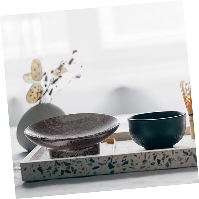 Cabilock 3-Piece Japanese Ceramic Snack Plates Set Household Seasoning Dishes Microwave Safe Flavor Bowls for Appetizers and Dipping Sauce