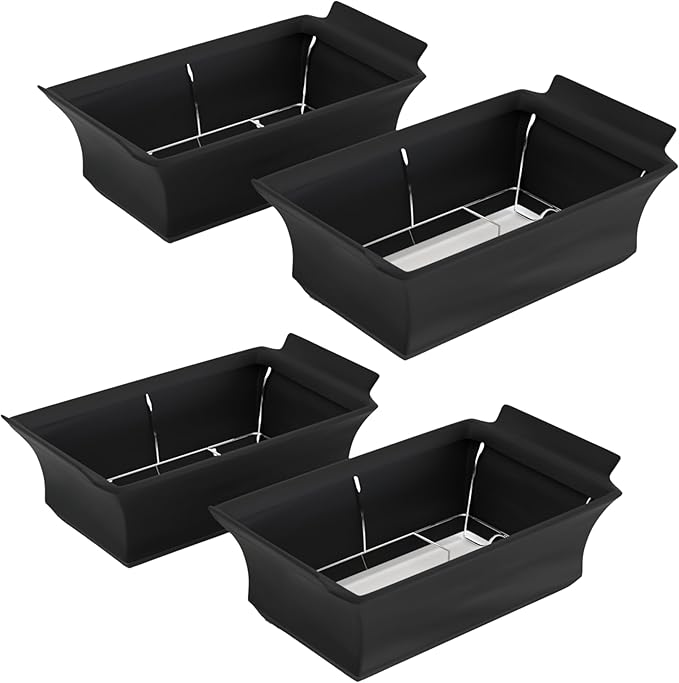 4 Pack - Brooklyntrend Chafer Wind Guard, Chafing Dish Wind Guard, Handle Covered Chafing Dish Shiel, Decorative Cover over Chafer Dish (black)