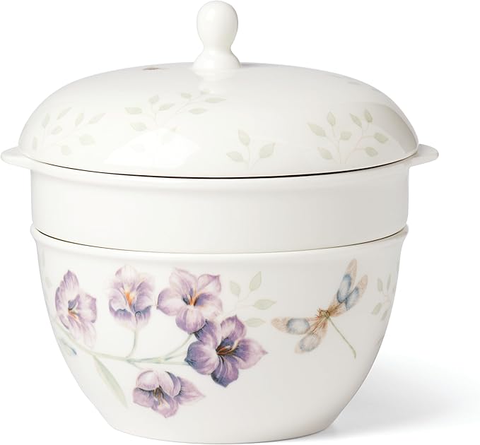 Lenox Butterfly Meadow 3-Piece Stackable Bowl Set, 3.05 LB, Multi