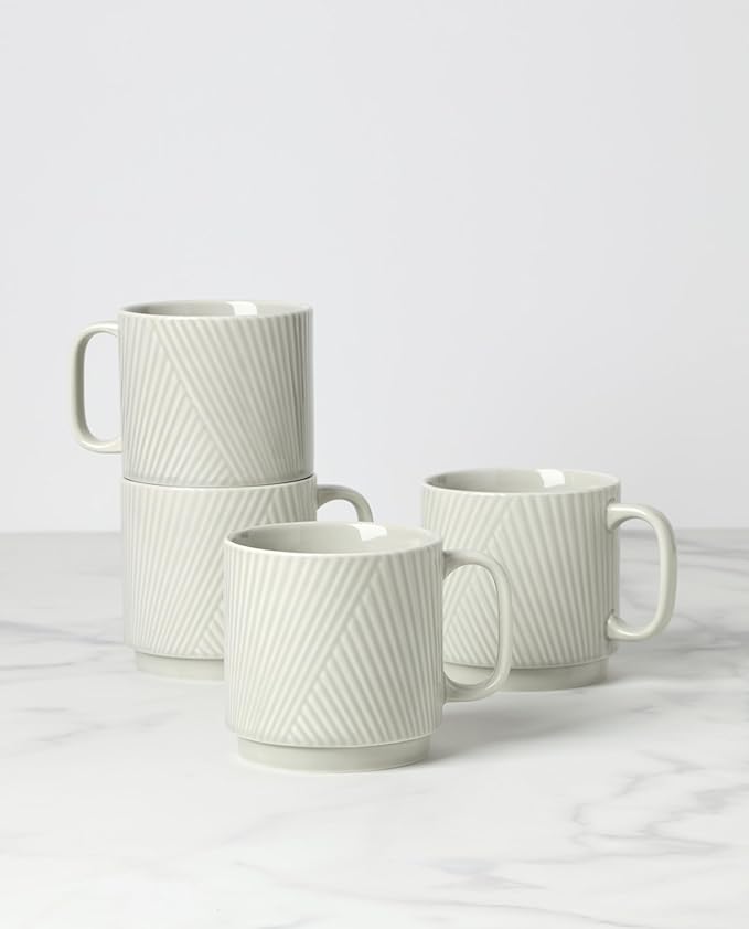 Lenox 898027 Modulus Mugs, Set Of 4, Vapor