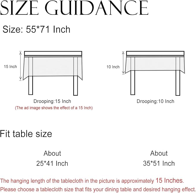 ISAENNE Designer Bohemian Floral Small Rectangle Tablecloth,Linen Colorful Table Cloth,Wrinkle Resistant Decor Tablecloths for Dining Thanksgiving Kitchen Party Christmas,55"*71"-Estevan B