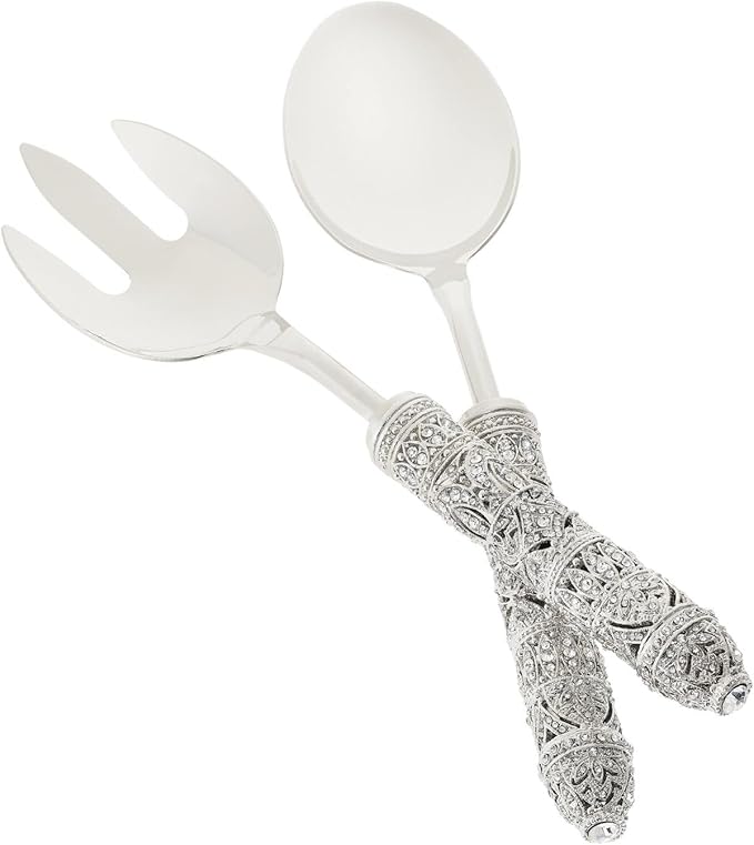 Olivia Riegel Silver Windsor Salad Serving Set - SA1003