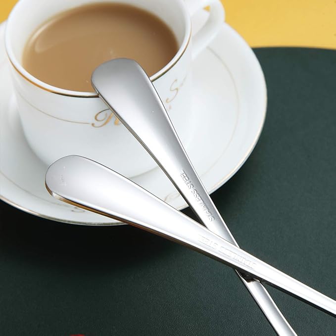 Kyraton 4-Piece Serving Set - Slotted Stainless Steel Spoons, Pack of 4