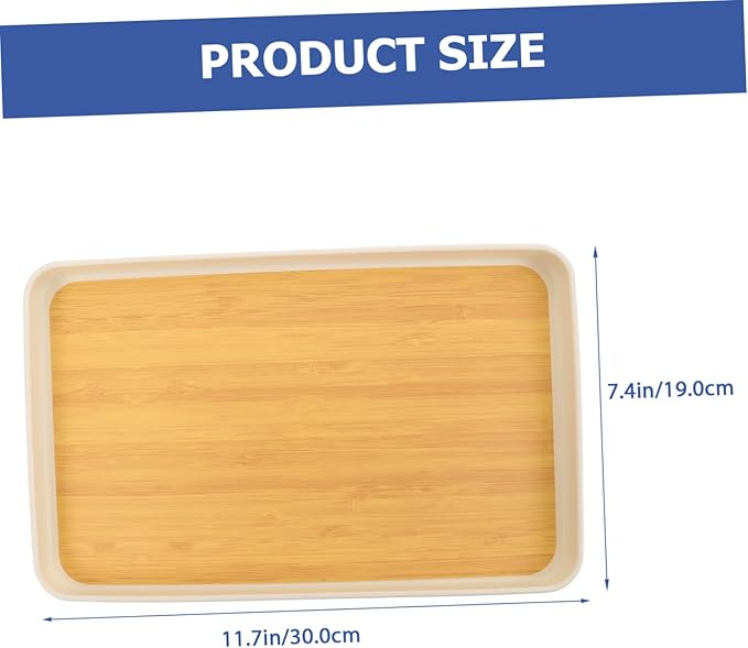 Multi Function Skid and Dessert Tray Wear Resistant Household Fruit Plate for Snacks Candies Chocolates and Tea Cups Medium Japanese Style Serving Tray for Parties and Family Use