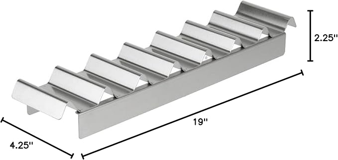 Soro Essentials- 7 Compartment Stainless Steel Hot Dog Make-Up Tray -Taco Holder Hot Dog Corn Dogs Breakfast Sausage Tray Picnic Cart Accessories Easy Way to Serve Tacos and Hotdogs Home Outdoor Party