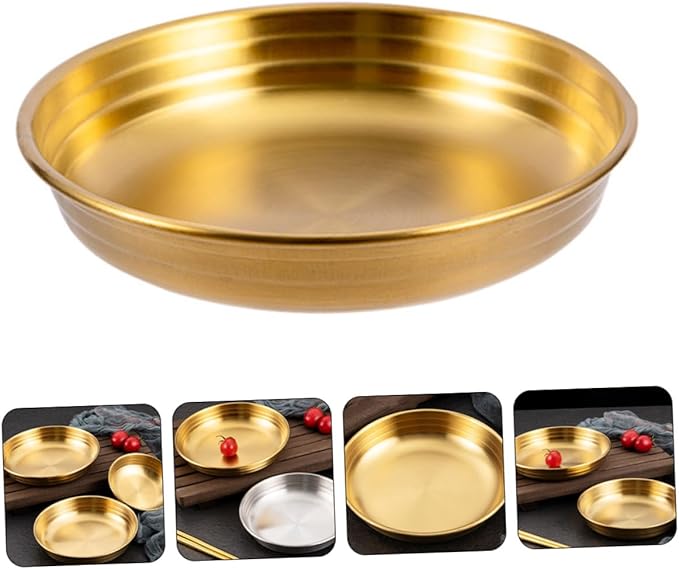 Korean Style Seasoning Dish Flat Small Condiment Bowl for Dipping Sauce Food-Grade Ceramic Appetizer Plate for Kitchen and Dining