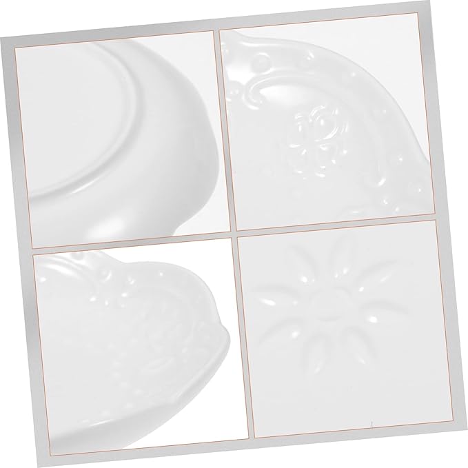 2pcs Ceramic Sauce Plate Small Dipping Dishes Oil Dipping Bowls Porcelain Appetizer Plates for Home Hotel Restaurant