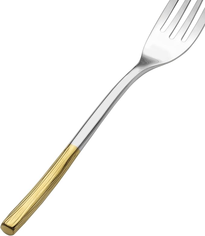 Mikasa Duval Gold Lines 18.0 Forged Stainless Steel 16 Piece Cutlery Set, Service For 4