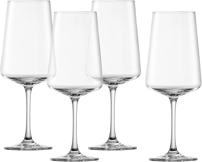 Schott Zwiesel MioVino German Made Crystal Glass, 17 Oz. Red Wine (Set of 4), Clear