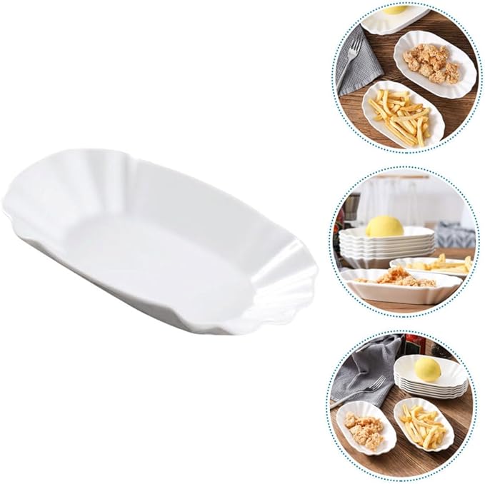 2pcs Multi-function Ceramic Bowls for Appetizers Snacks for Dried Fruits Nuts and More for Home Parties and Gatherings Dishwasher Safe Design