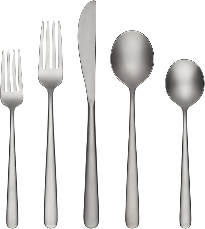 Cambridge 304420CNB12DS Lorenn Sand 20-Piece Flatware Set