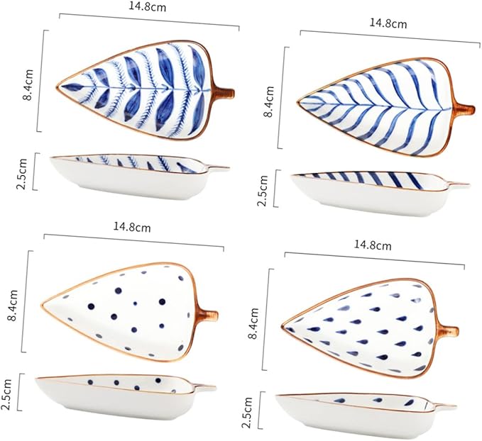 3pcs Mini Ceramic Sauce Dish Set Colorful Glazed Appetizer Plates Food Sauce Dishes for Parties and Entertaining Random Style
