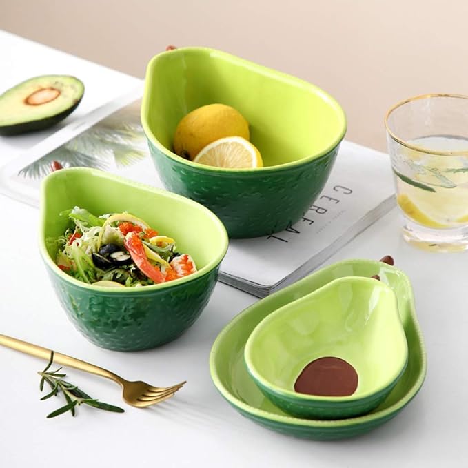 Beautiful Ceramic Fruit-Shaped Dinner Plate Appetizer Dish Household Snack Dish Salad Dish Dessert Bowl Fruit Dish Seasoning Dish/Onecolor/a