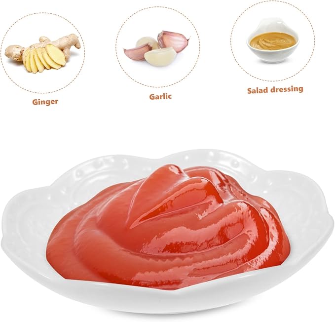 2Pcs Ceramic Appetizer Plates Elegant Embossed Sauce Dishes for Dipping Sauces for Snacks and Garnishes for Housewarming and Dinner Parties