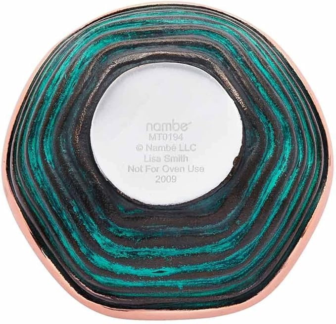 nambe Mini Copper Canyon Bowl | 4.5-Inch Fruit Bowl for Kitchen Counter, Table, Mantel Décor | Decorative Scalloped Edge Vegetable Basket | Salad Serving Bowl | 6.5-Ounce