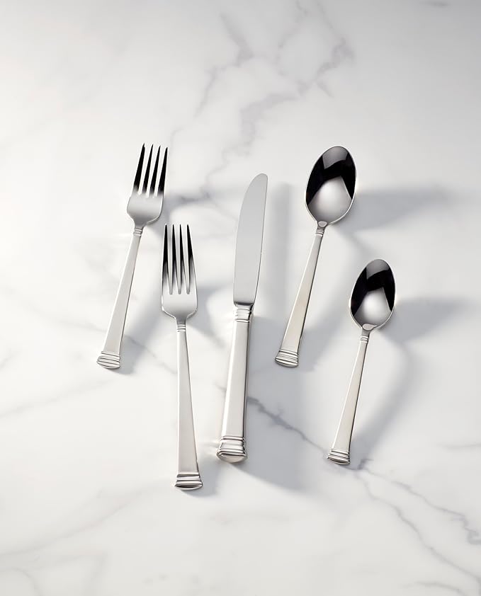 Lenox Eternal 5-Piece Stainless Flatware Placesetting - , Silver