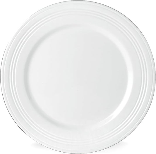 Lenox Tin Can Alley 4-Degree Dinner Plate, White -