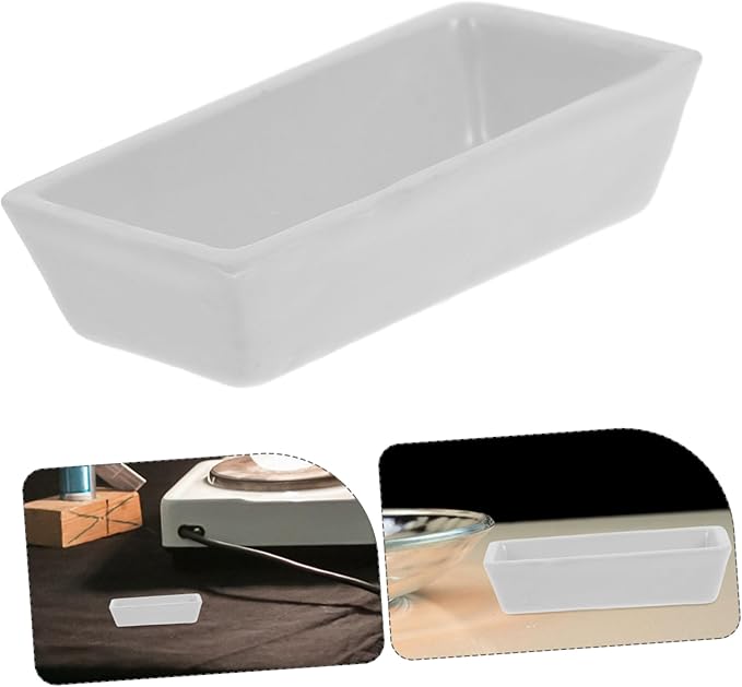Resistant Ceramic Appetizer Plates Sauce Bowls Condiment Bowls in Square Shape