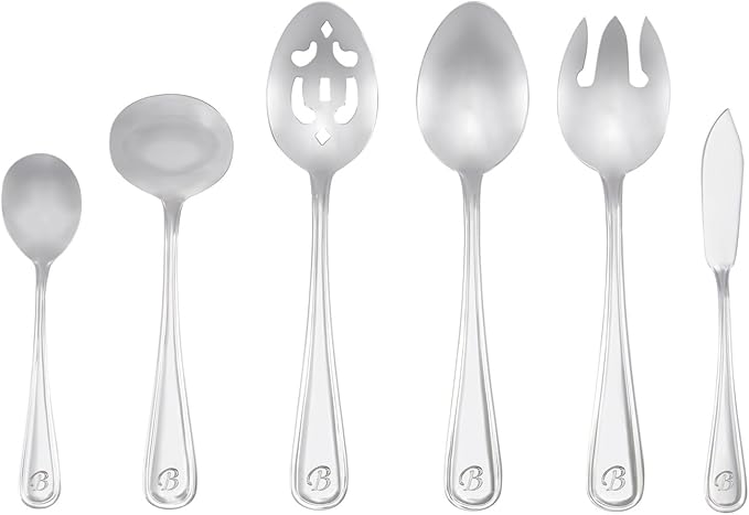 RiverRidge 46-Pc. Monogrammed Flatware, Service for 8, Marina Pattern - X