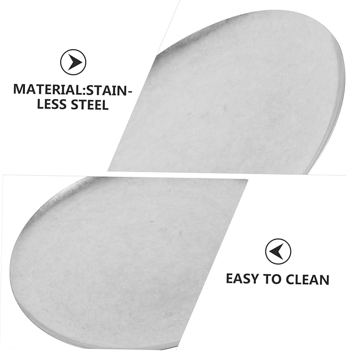 ABOOFAN Stainless for Food Serving Vintage Appetizer Dish for Fruits Steak and Breakfast Elegant Buffet Serving Tray for Parties and Gatherings