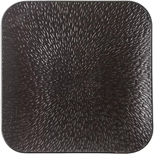 SONGCHAO Party Supplies Creative Square Steak Plate Home Restaurant Western Food Plate Dessert Tray Kitchen Ceramic Plate Snack Plate Party Plates (Color : A, Size : 10.5inch)