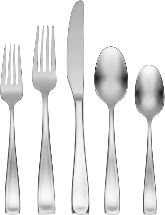 Oneida F118075Al20 Satin Moda 75 Piece Flatware Set
