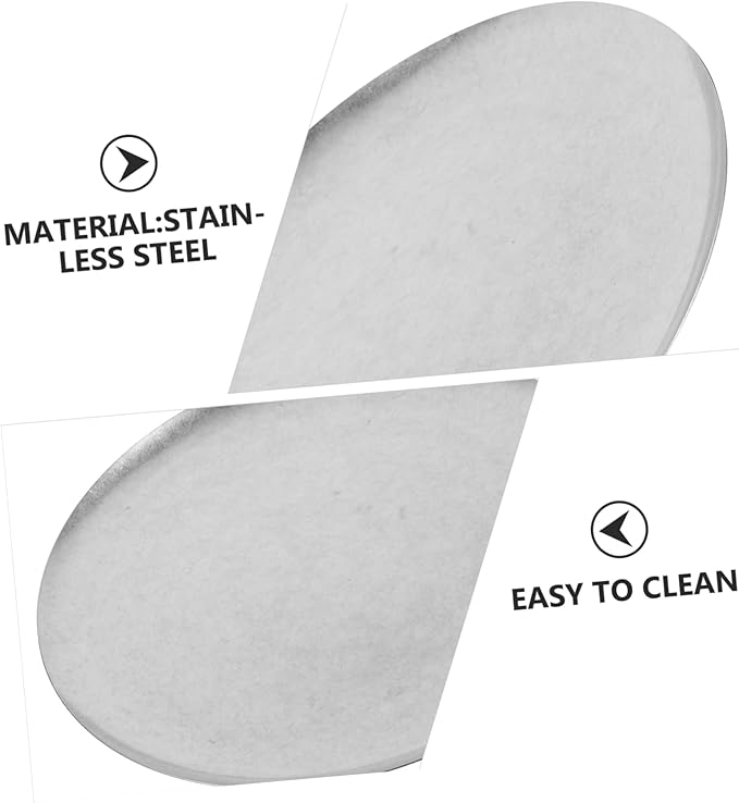 ABOOFAN Vintage Stainless for Serving Fruits Breakfast and Steak Elegant Food Serving Tray for Parties and Buffets