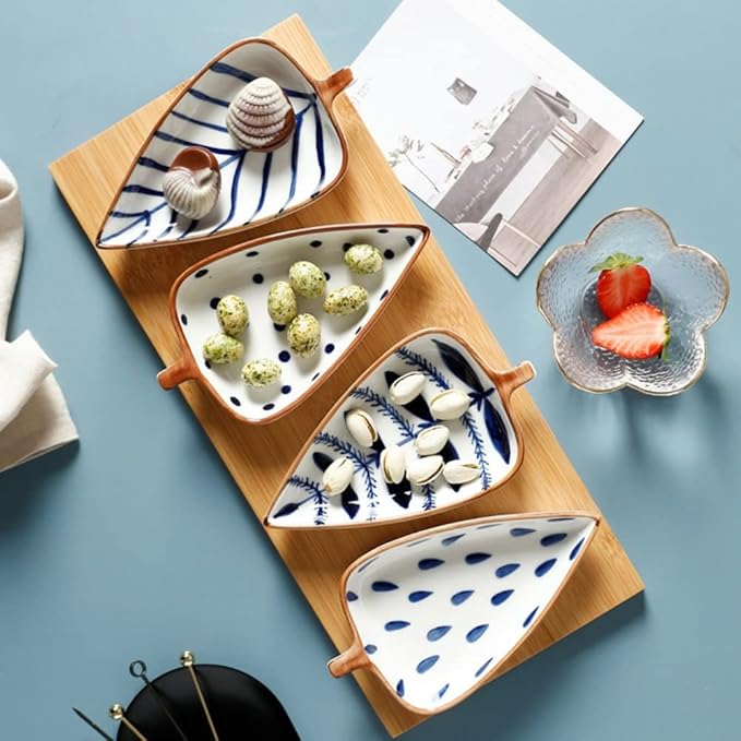 Dipping Sauce Bowls Appetizer Bowls Modern Creative Snack Plate With Tray Fruit Plate Snack Fruit Dried Fruit Dessert Dessert Cookie Plate Appetizer Plate Ceramic Dip Bowls Dipping Sauce Bowls