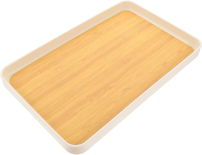 Multi Function Skid and Dessert Tray Wear Resistant Household Fruit Plate for Snacks Candies Chocolates and Tea Cups Medium Japanese Style Serving Tray for Parties and Family Use