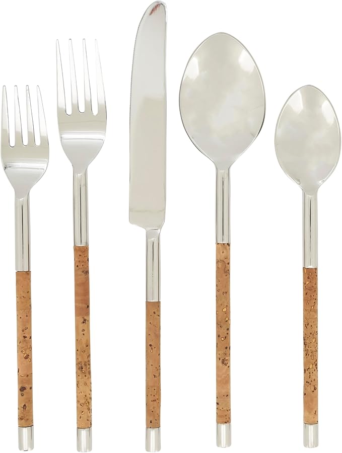 Artisan Cork-Handled Flatware Set