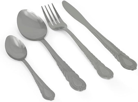 16 Pc Stainless Steel Flatware Set