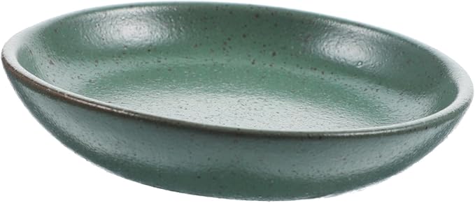 Ceramic Seasoning Dipping Bowls Set Shallow Appetizer Plates for Sauces Rustic Clay Material for Restaurants and Home Use for Serving Snacks and Dips