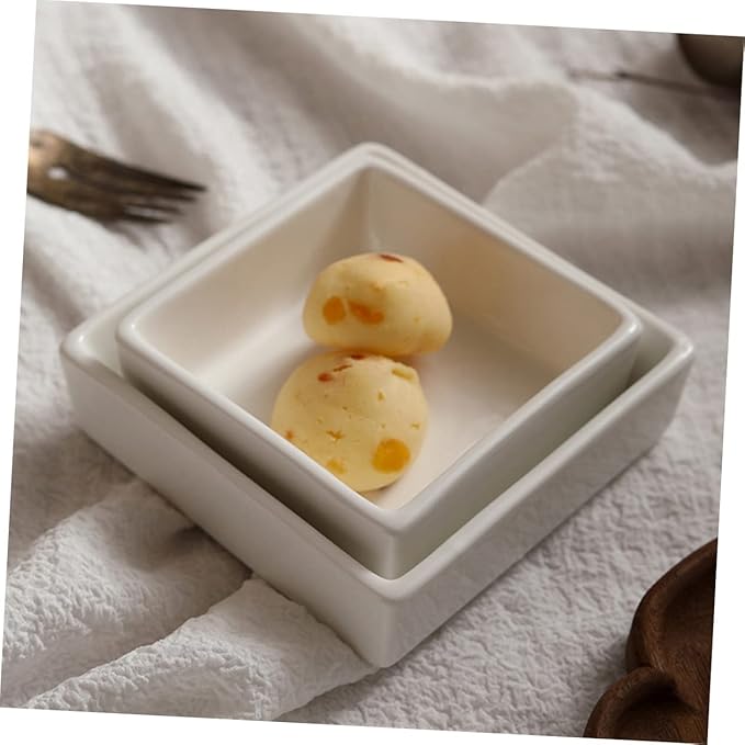 2pcs Snack Plate Sauce Plate Plates for Home Household Seasoning Plate Condiment Plates Sauce Serving Dish Appetizer Plates Kitchen Gadget Small Snack Dish Kitchen Supplies